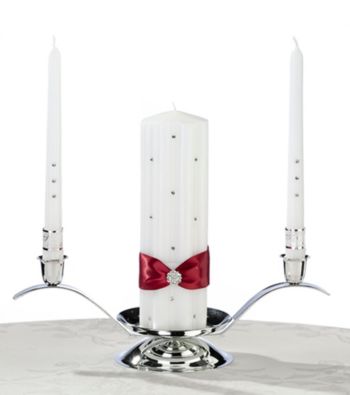 Lillian Rose® Red and White Candle Set
