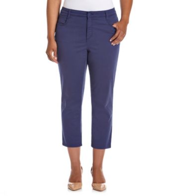 Jones New York Signature® Plus Size Chelsea Cuffed Capri