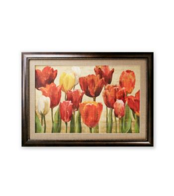 Star Creations Tulip Fantasy with Burlap Mat Artwork