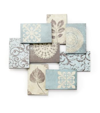 Star Creations Blue Botanical Artwork