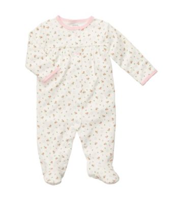 Carter's® Baby Girls' Ivory Rose Print Footie