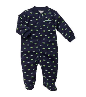 Carter's® Baby Boys' Navy Turtle Print Footie