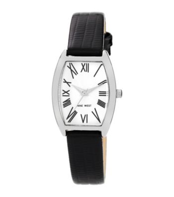 Nine West® Women's Black Strap Watch