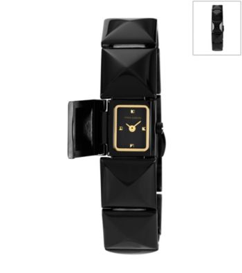 Vince Camuto™ Women's Black Covered Bracelet Watch