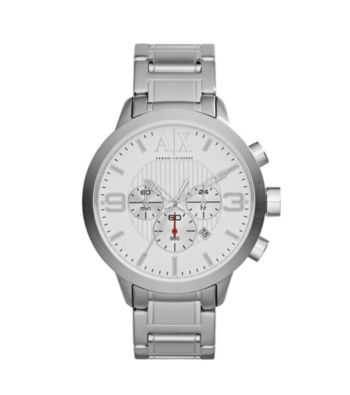 A|X Armani Exchange Men's Stainless Steel Round Chronograph Watch