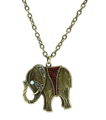 Jill Zarin Morocco Collection Elephant Motif Pendant