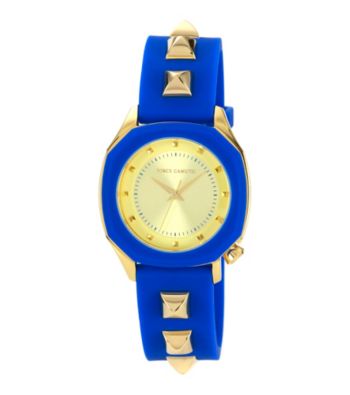 Vince Camuto™ Women's Smooth Blue Silicone Strap Watch