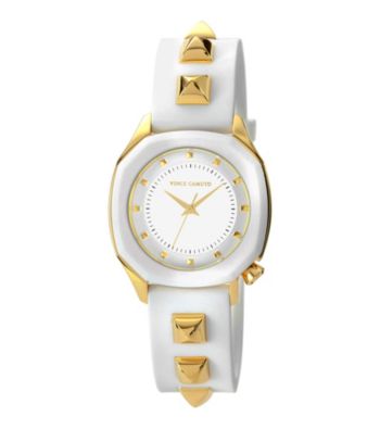 Vince Camuto™ Women's Smooth White Silicone Strap Watch
