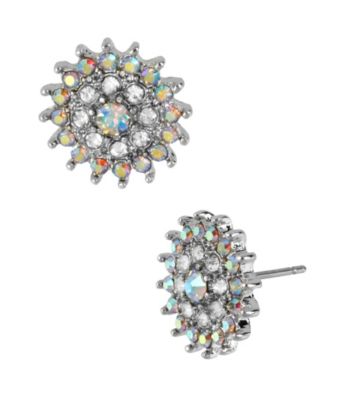 Betsey Johnson® Crystal Flower Stud Earrings