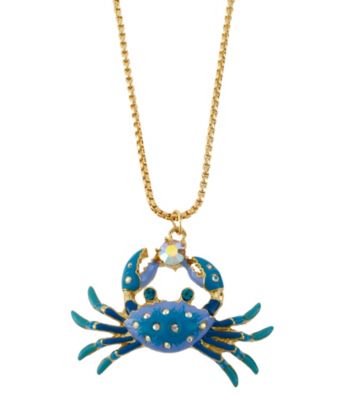 Betsey Johnson® Crab Pendant Necklace