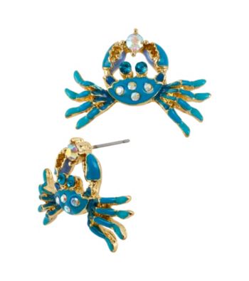 Betsey Johnson® Crab Stud Earrings