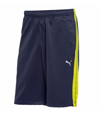 PUMA® Men's New Navy/Blaze Yellow Form Striped Short
