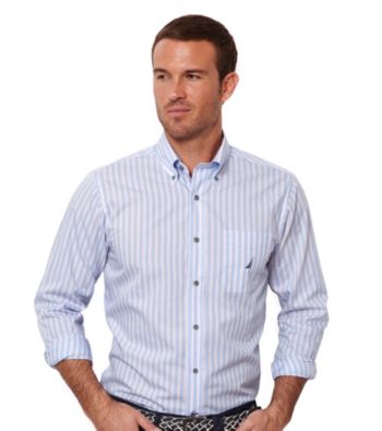 Nautica® Men's Provence Long Sleeve Stripe Shirt