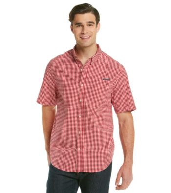 Field & Stream® Men's Red Rock Short Sleeve Seersucker Button Down Shirt
