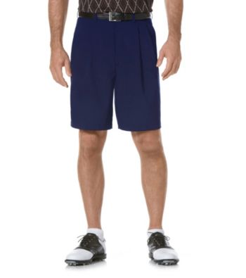 PGA TOUR® Men's Medieval Blue Double Pleated Tech Golf Short
