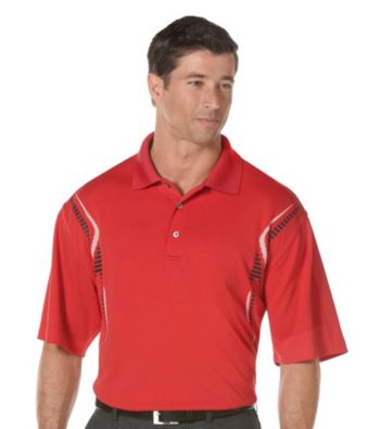PGA TOUR® Men's Lollipop Red Ergo Print Polo