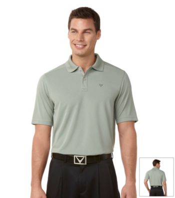 Callaway® Men's Shadow Short Sleeve Razor Polo