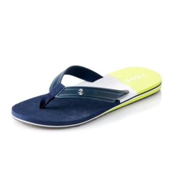 Izod® Men's Navy/Acid Color Block Flip Flop