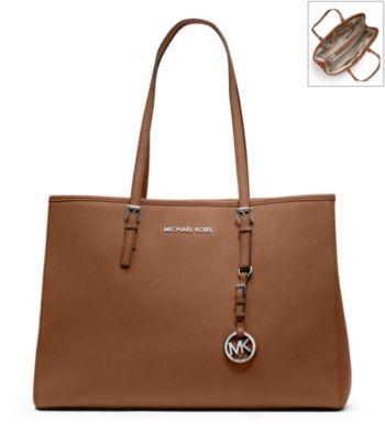 MICHAEL Michael Kors® Large Jet Set Leather Travel Tote