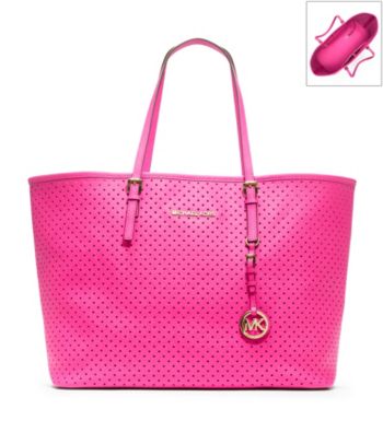 MICHAEL Michael Kors® Medium Jet Set Leather Travel Tote