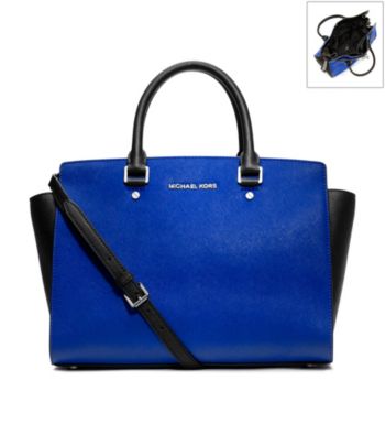 MICHAEL Michael Kors® Large Selma Leather Top Zip Satchel