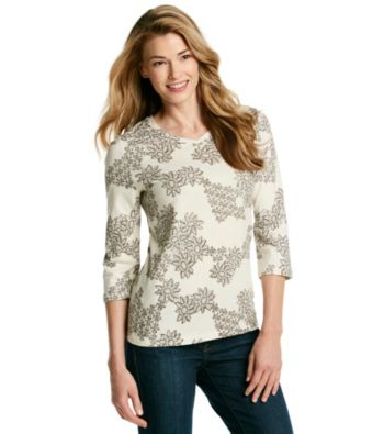 Studio Works® Printed V-neck Top