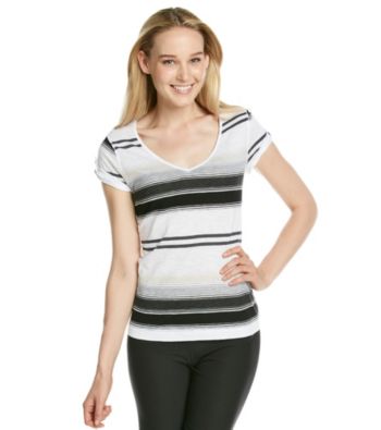 Calvin Klein Performance V-Neck Stripe Tee