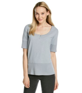 Calvin Klein Performance Split Scoopneck French Terry Pullover