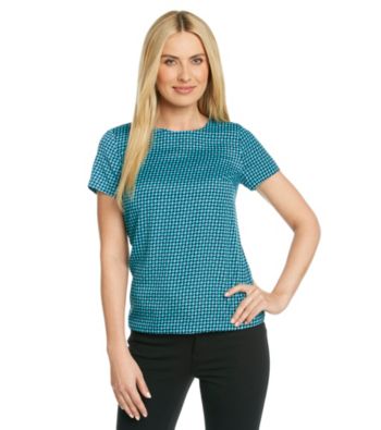 MICHAEL Michael Kors® Abstract Print Structured T-Shirt