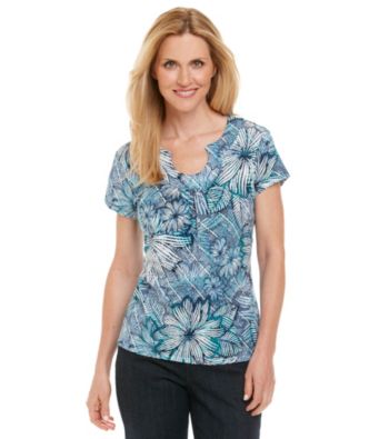 Ruby Rd.® Petites' Floral Print Knit Top
