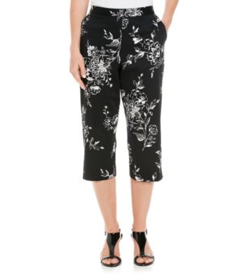 Alfred Dunner® Petites' French Riviera Print Capri