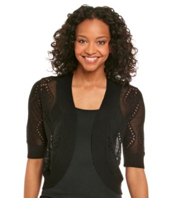 AGB® Petites' Crochet Shrug