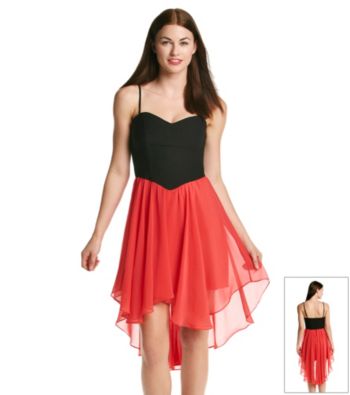 Bee Darlin' Juniors' Spaghetti Strap High-Low Party Dress