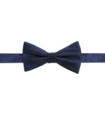 Kenneth Roberts Platinum® Men's Navy Pre-Tied Silk Bow Tie