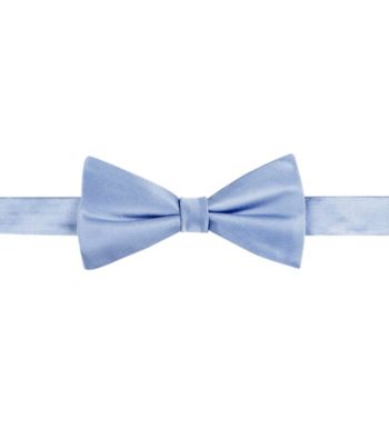 Kenneth Roberts Platinum® Men's Medium Blue Pre-Tied Silk Bow Tie