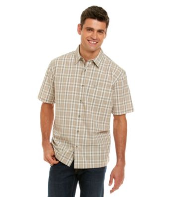 Bass® Men's Safari Corded Plaid Button Down Shirt