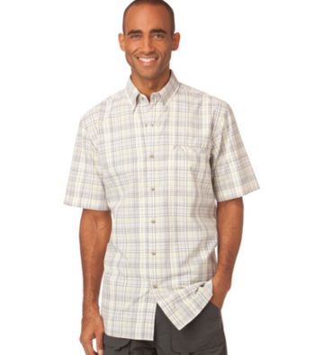 Chaps® Men's Solid Pebble Short Sleeve 