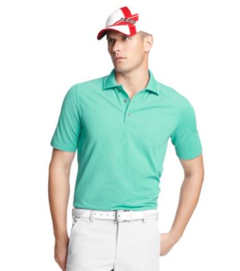 Izod® Men's Short Sleeve Solid Oxford Polo