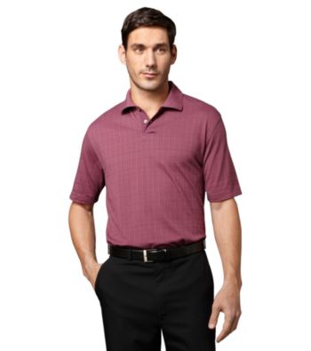 Van Heusen® Men's Short Sleeve Micropoly Boxed Printed Polo