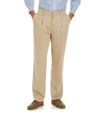Savane® Men's Pleated Soft Touch Microfiber Casual Pant