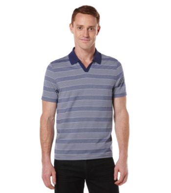 Perry Ellis® Men's Amalfi Short Sleeve Thin Stripe Polo