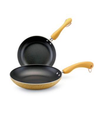 Paula Deen® Butter Speckle Twin Pack Signature Porcelain Open Skillets