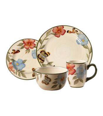 Pfaltzgraff® Everyday Garden Butterflies 16-pc. Dinnerware Set