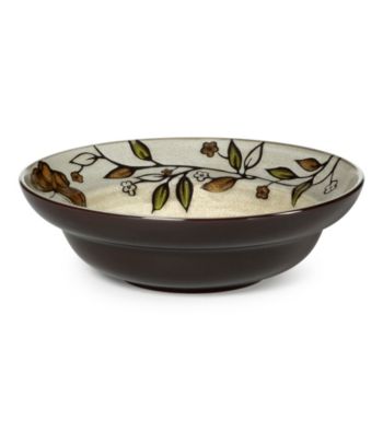 Pfaltzgraff® Everyday Rustic Leaves Round Vegetable Bowl