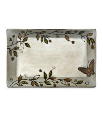 Pfaltzgraff® Everyday Rustic Leaves Rectangular Platter
