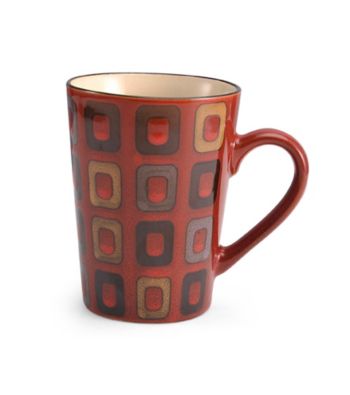 Pfaltzgraff® Everyday Geometric Red Mug