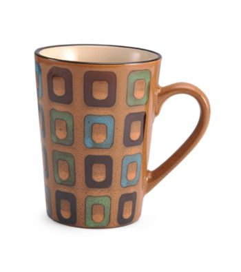 Pfaltzgraff® Everyday Gold Square Geometric Mug
