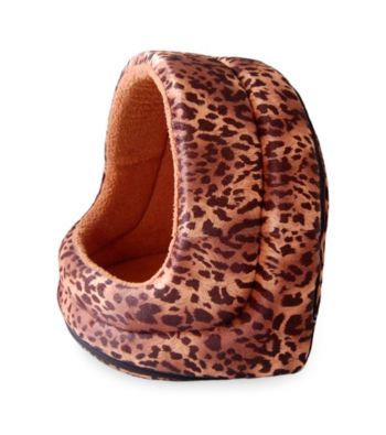 PAW™ Furry Canopy Cave Leopard Pet Bed