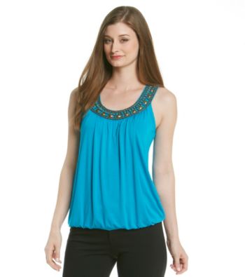 Chelsea & Theodore® Beaded Knit Tank