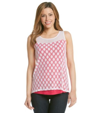 Spense® Mesh Overlay Dot Tank